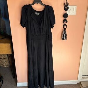 Anthropologie somerset black maxi, 2x